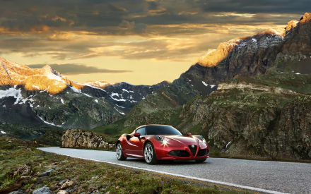 Alfa Romeo vehicle Alfa Romeo 4C HD Desktop Wallpaper | Background Image