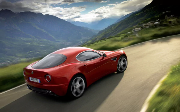 Alfa Romeo vehicle Alfa Romeo 8C Competizione HD Desktop Wallpaper | Background Image