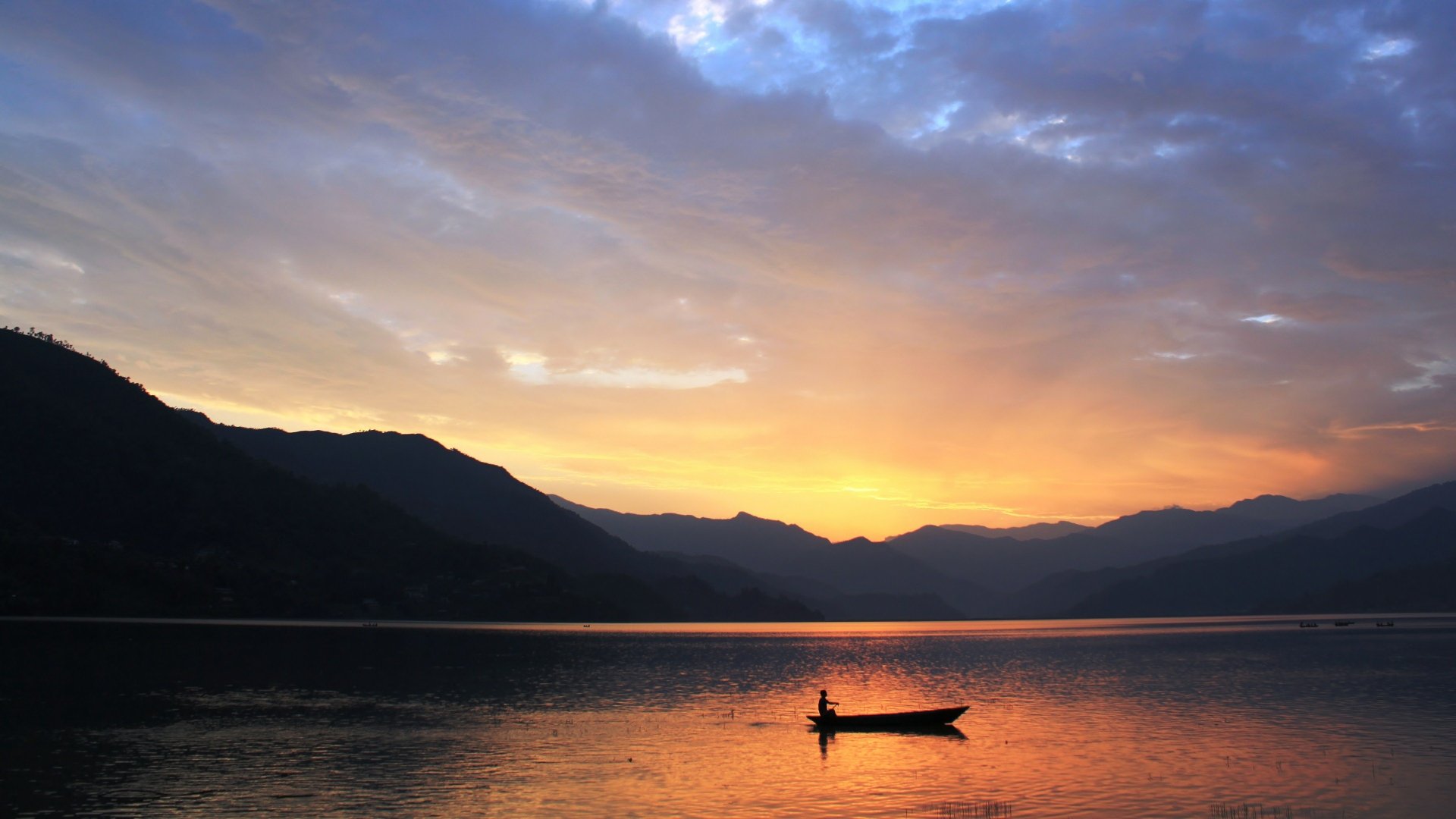 4K Ultra HD Nature Lake: Serene Sunset on Tranquil Waters | 3840x2160 ...