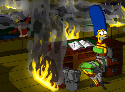 Marge Simpson TV Show The Simpsons HD Desktop Wallpaper | Background Image