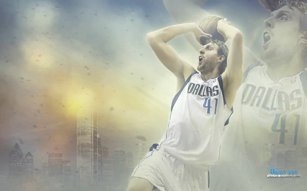 Dirk Nowitzki basketball Dallas Mavericks Sports HD Desktop Wallpaper | Background Image