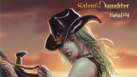 Comic salem's daughter: the haunting HD Desktop Wallpaper | Background Image