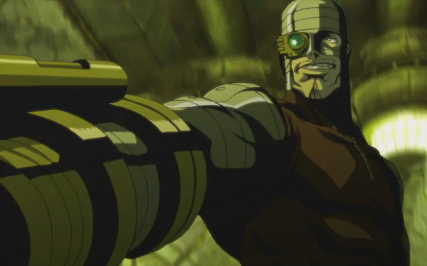A dynamic HD desktop wallpaper featuring Deadshot from a comic, showcasing his confident stance with a firearm in a vibrant, action-packed background.