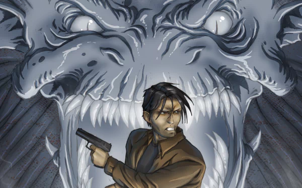 Comic Hellhound HD Desktop Wallpaper | Background Image