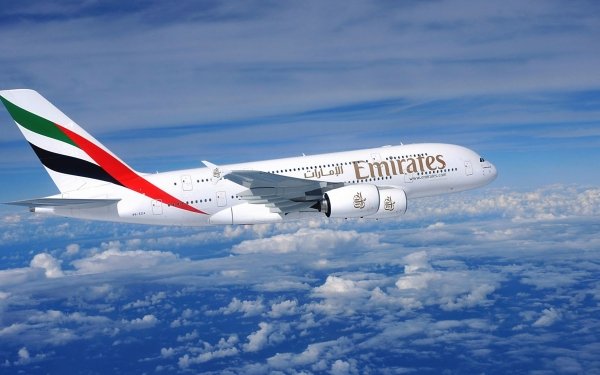 Vehicles Airbus A380 Aircraft Airbus Airplane Emirates Cloud HD Wallpaper | Background Image
