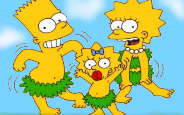 Lisa Simpson Maggie Simpson Bart Simpson TV Show The Simpsons HD Desktop Wallpaper | Background Image
