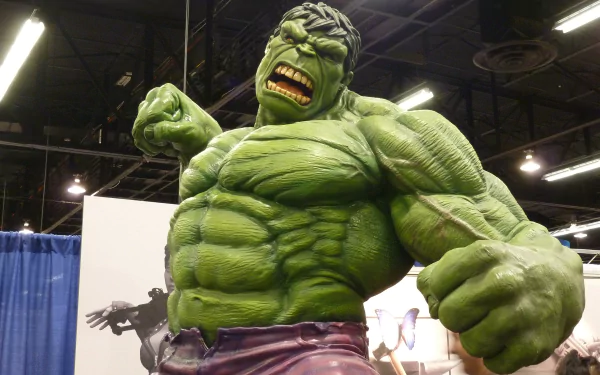 A vibrant 4K Ultra HD desktop wallpaper featuring a dynamic depiction of the Hulk, showcasing his powerful stance and fierce expression in a comic-inspired setting.