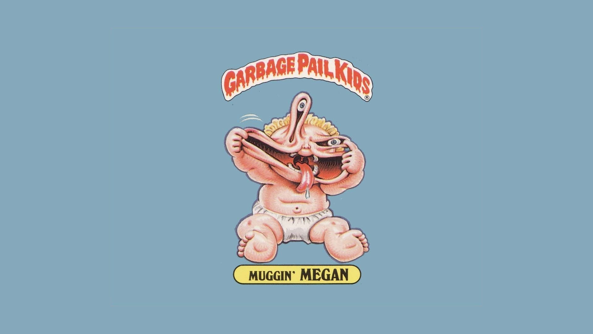 Download Muggin' Megan Comic Garbage Pail Kids HD Wallpaper