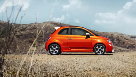 vehicle Fiat 500e HD Desktop Wallpaper | Background Image