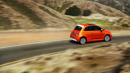 vehicle Fiat 500e HD Desktop Wallpaper | Background Image