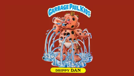 Drippy Dan Comic Garbage Pail Kids HD Desktop Wallpaper | Background Image