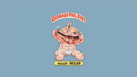 Muggin' Megan Comic Garbage Pail Kids HD Desktop Wallpaper | Background Image