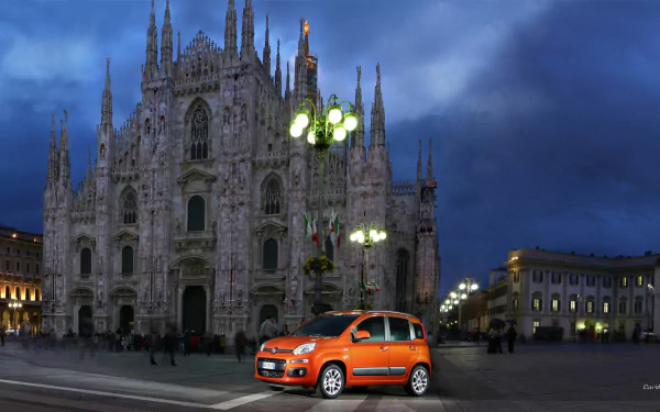 vehicle Fiat Panda HD Desktop Wallpaper | Background Image