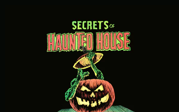 Comic secrets of haunted house HD Desktop Wallpaper | Background Image
