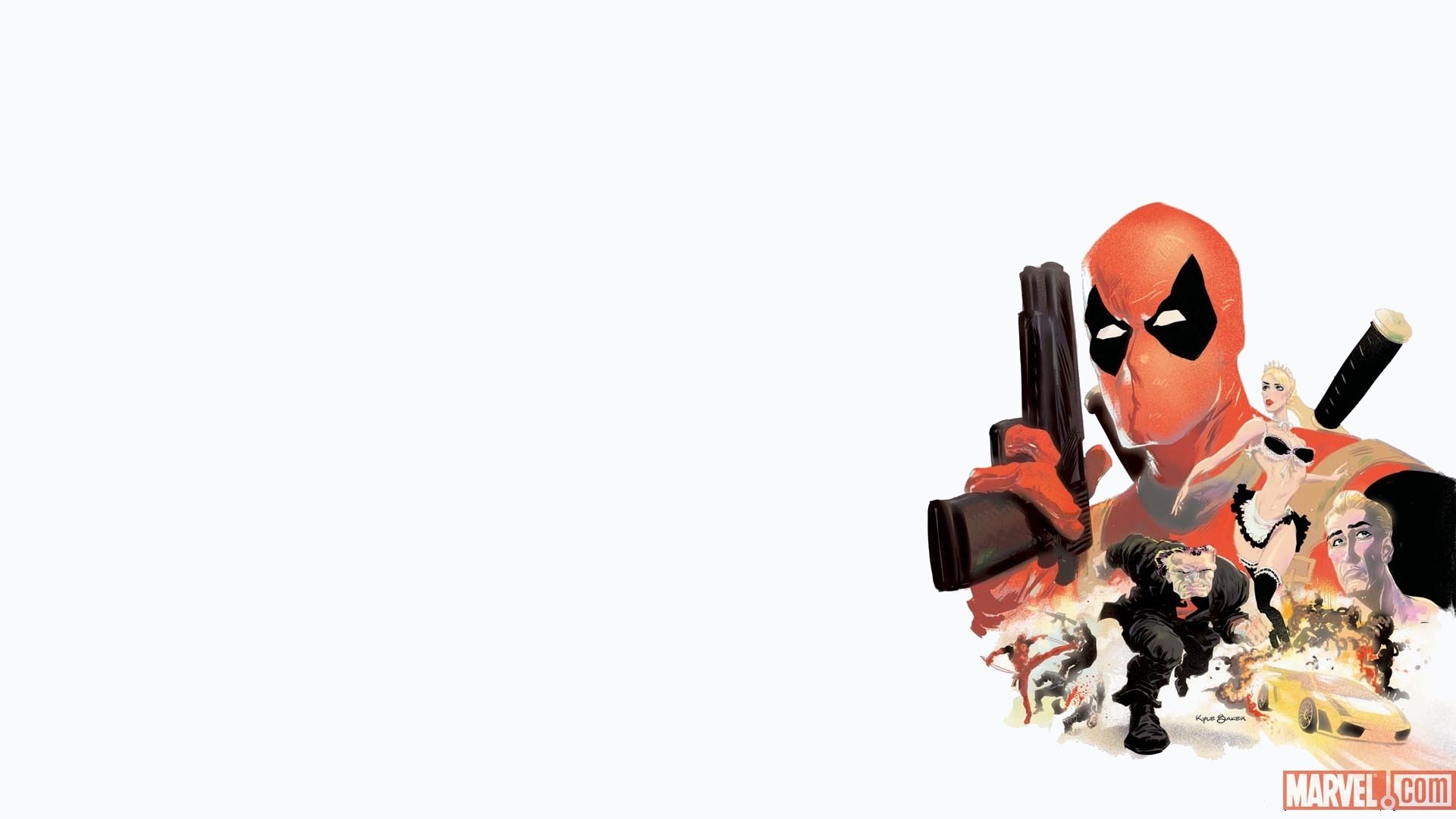 Download Comic Deadpool HD Wallpaper