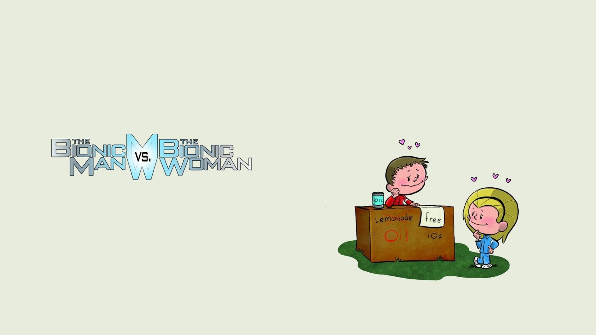 Download Bionic Woman Bionic Man Comic The Bionic Man Vs. The Bionic Woman HD Wallpaper