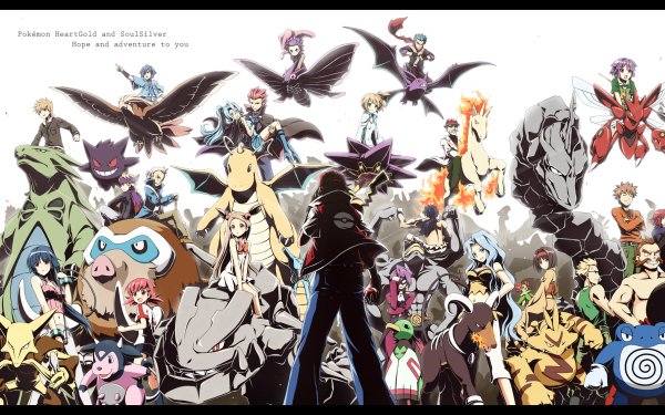 Video Game Pokémon: HeartGold and SoulSilver Pokémon Pikachu Red Brock Misty Blue HD Wallpaper | Background Image