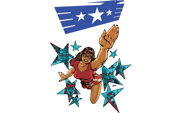 Comic Freedom Fighters HD Desktop Wallpaper | Background Image