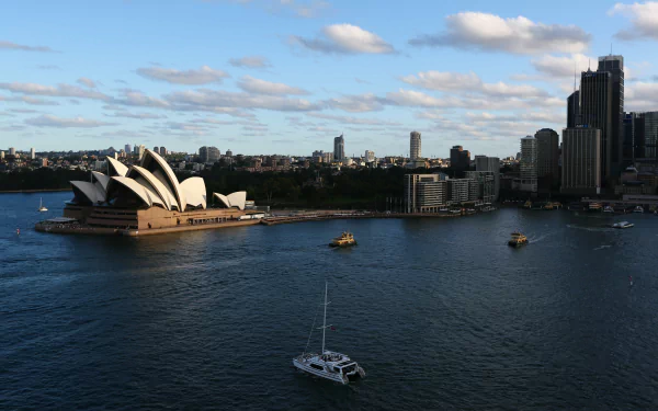 sydney harbour city Australia Sydney man made Sydney Opera House HD Desktop Wallpaper | Background Image