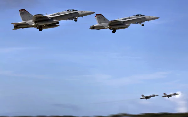 aircraft airplane military McDonnell Douglas F/A-18 Hornet HD Desktop Wallpaper | Background Image