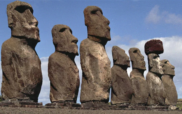 man made ahu tongariki HD Desktop Wallpaper | Background Image