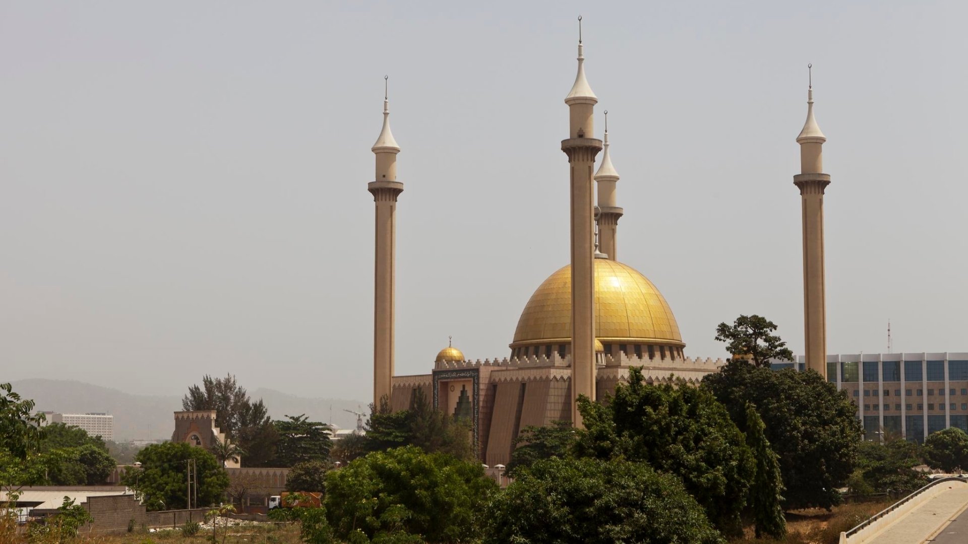 Religious Abuja National Mosque HD Wallpaper