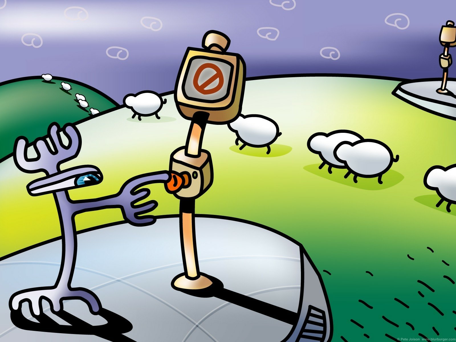 Download Artistic Blurburger Wallpaper