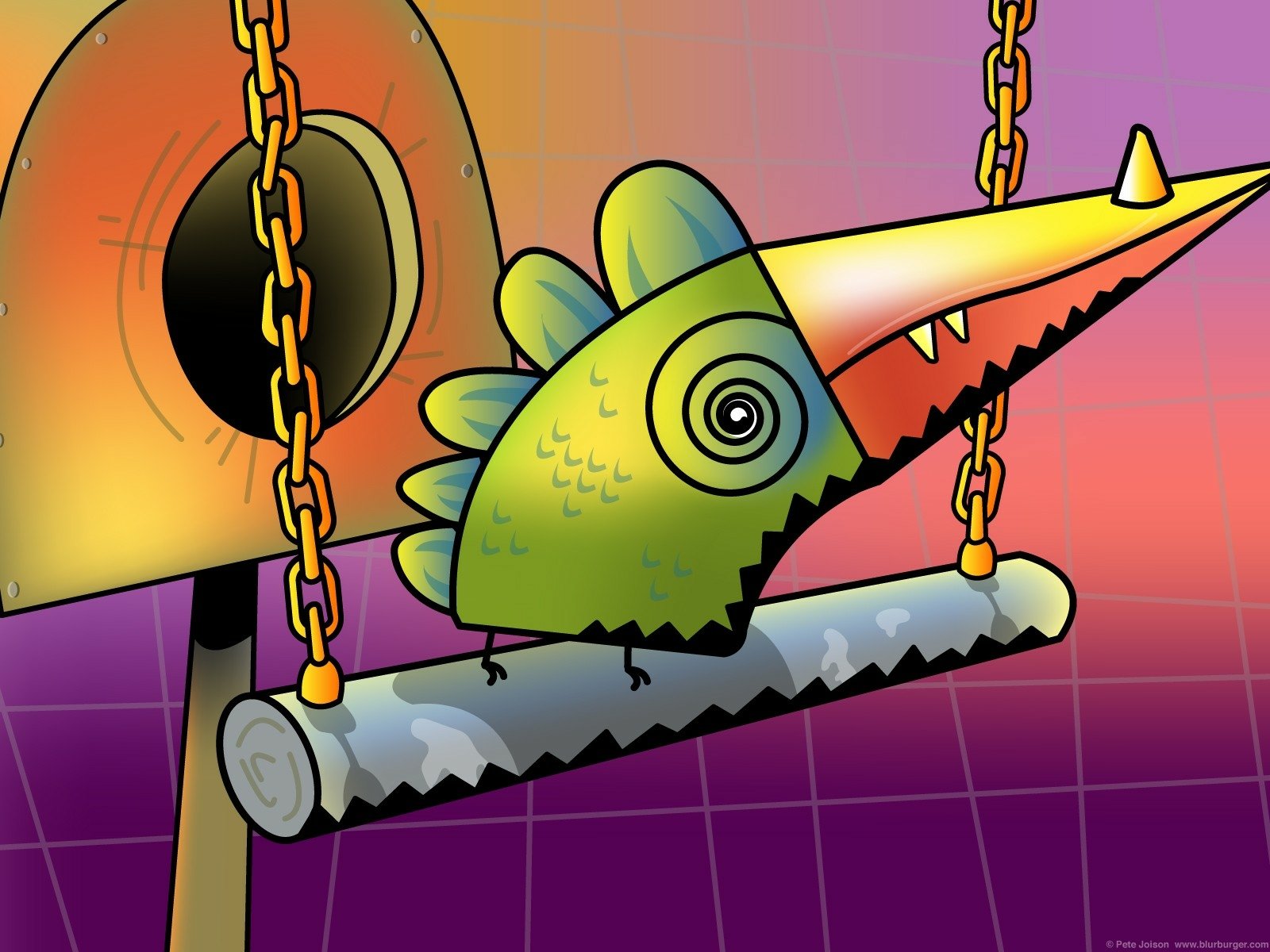 Download Artistic Blurburger Wallpaper