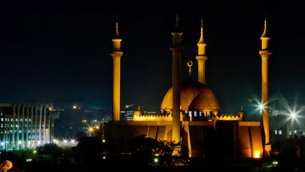 religious abuja national mosque HD Desktop Wallpaper | Background Image
