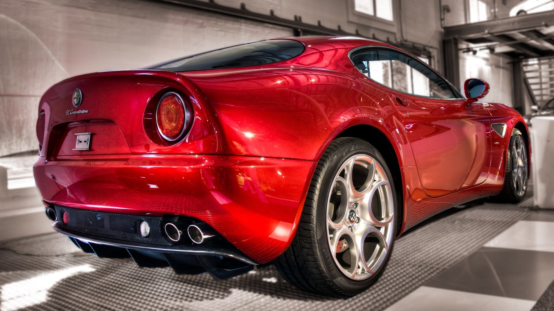 Download Vehicle Alfa Romeo 8C Competizione HD Wallpaper