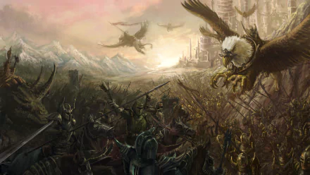 fantasy battle HD Desktop Wallpaper | Background Image