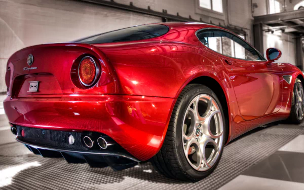 vehicle Alfa Romeo 8C Competizione HD Desktop Wallpaper | Background Image