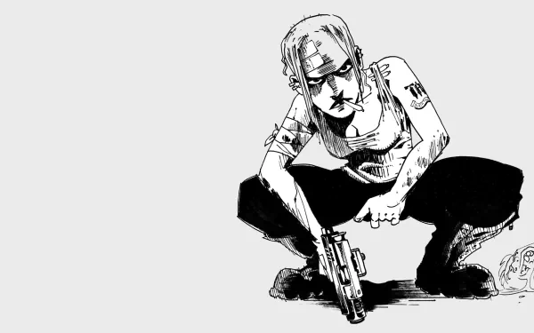 Comic Tank Girl HD Desktop Wallpaper | Background Image