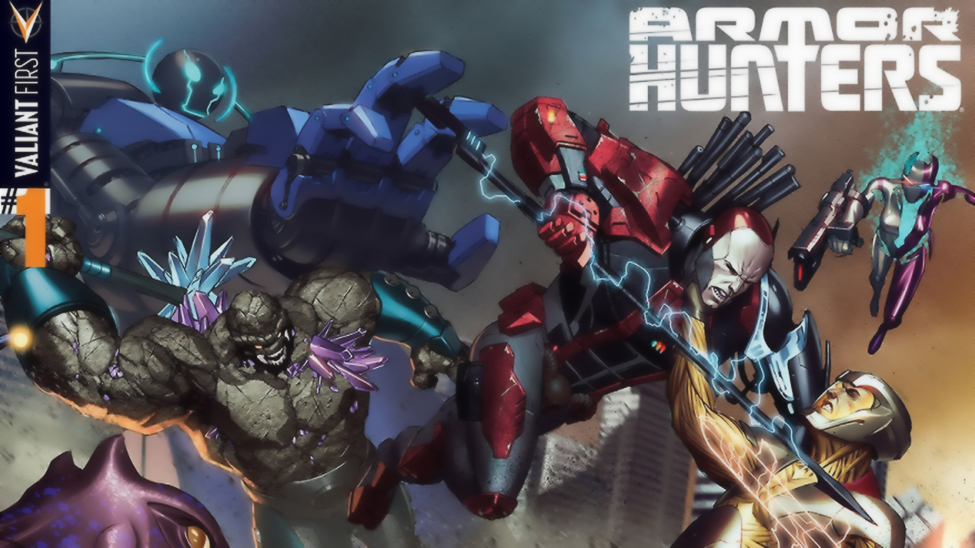 Comics Armor Hunters HD Wallpaper | Background Image