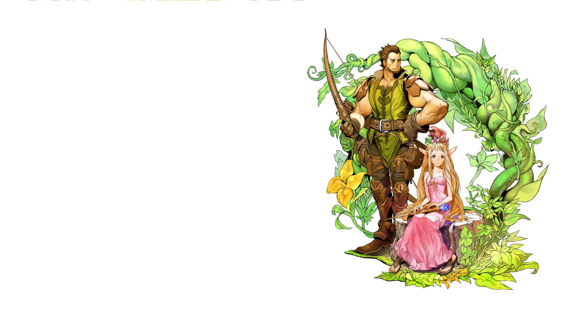 Download Flower Bow Weapon Tracker Staff Cute Elf Video Game Fantasy Earth Zero Wallpaper