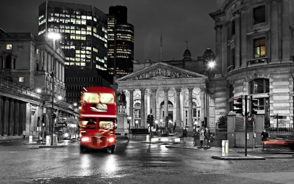 Man Made London Cities United Kingdom Bus HD Wallpaper | Background Image