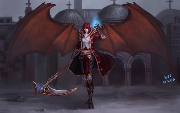 Fantasy Demon Angel HD Wallpaper | Background Image