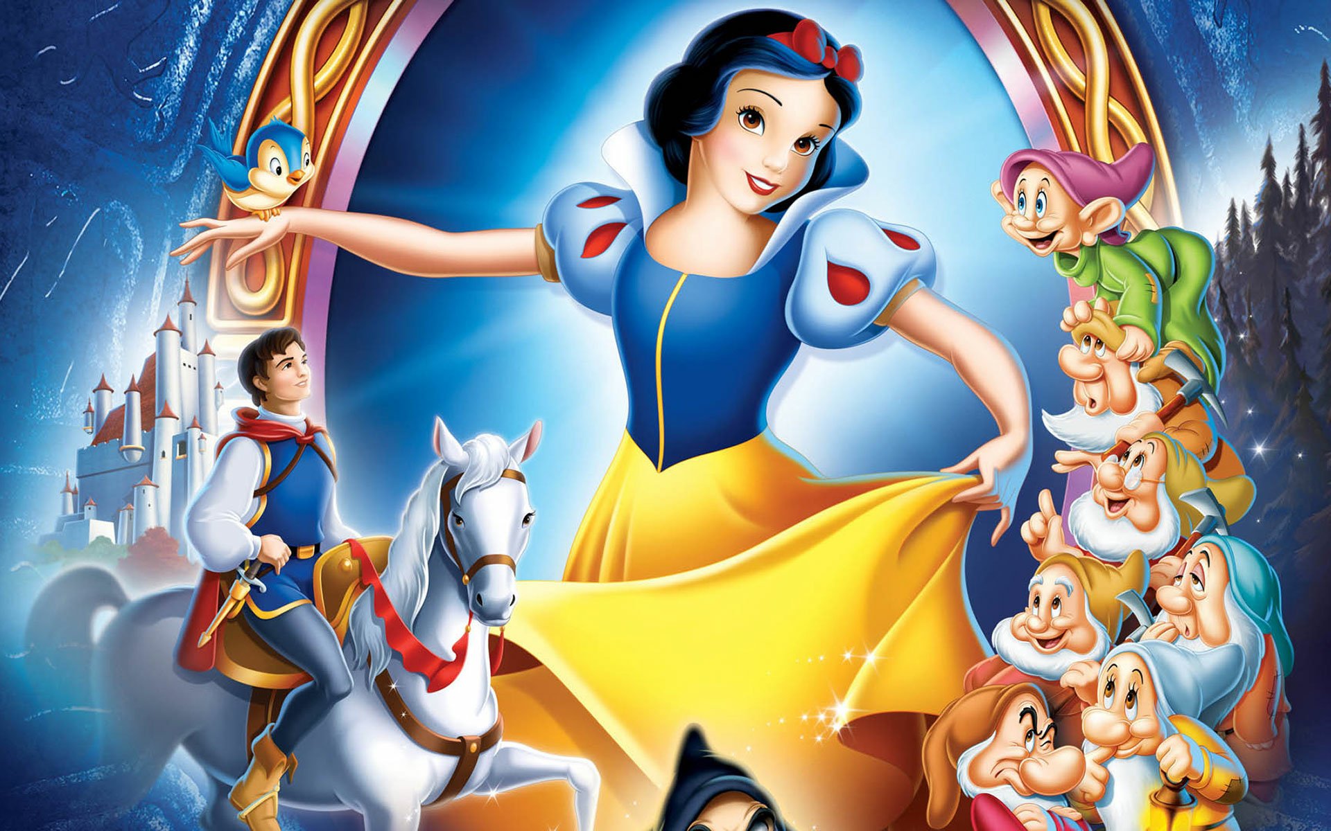 snow white and the seven dwarfs wallpapers wallpaper cave on snow white wallpapers