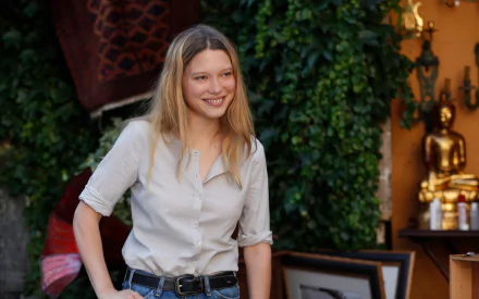 French actress Celebrity Léa Seydoux HD Desktop Wallpaper | Background Image