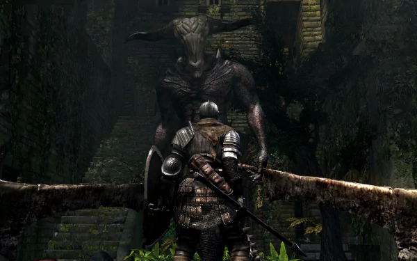 Capra Demon video game Dark Souls HD Desktop Wallpaper | Background Image