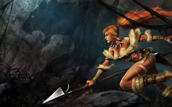 Nidalee (League Of Legends) video game League Of Legends HD Desktop Wallpaper | Background Image