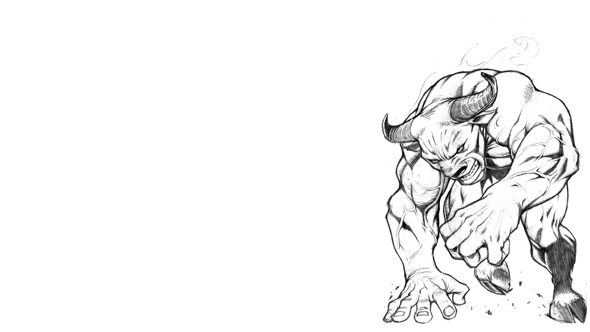 Download Fantasy Minotaur HD Wallpaper