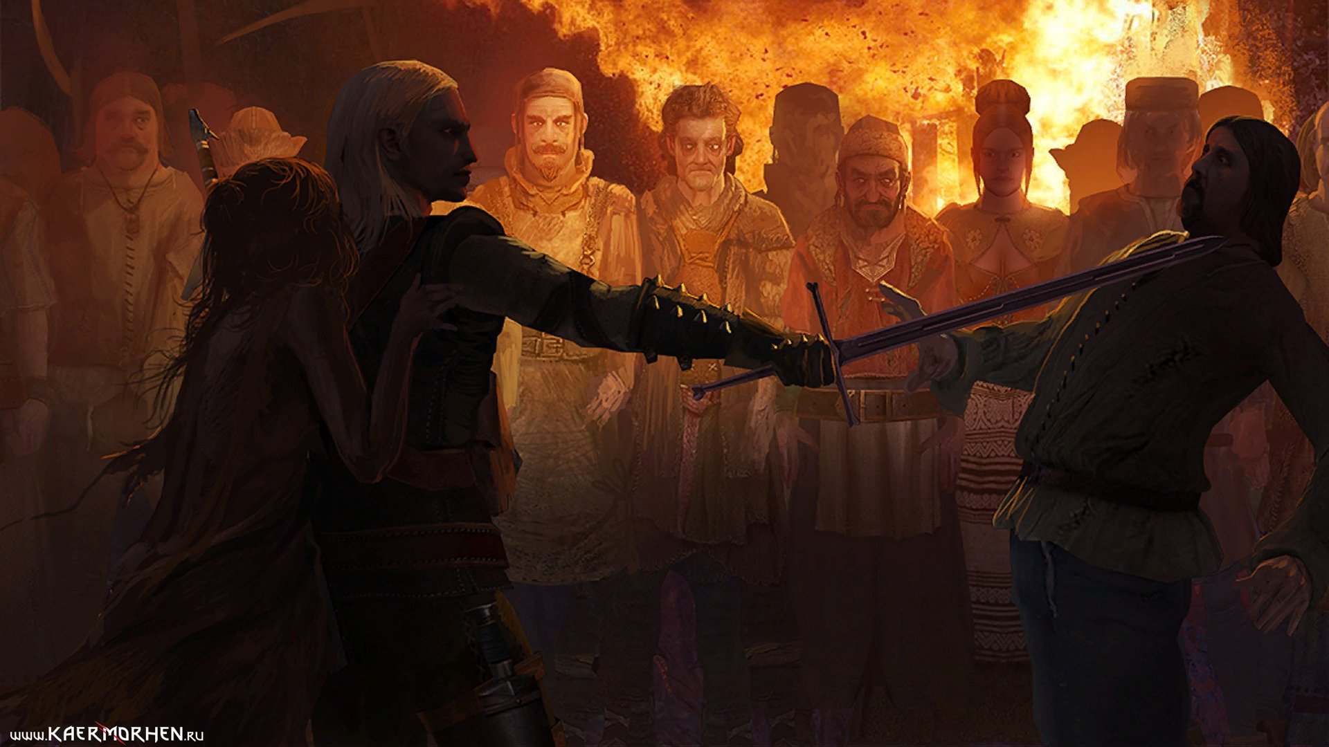 Download Video Game The Witcher HD Wallpaper by Vergilius