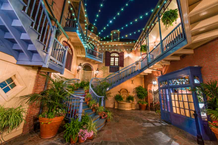 courtyard man made house HD Desktop Wallpaper | Background Image