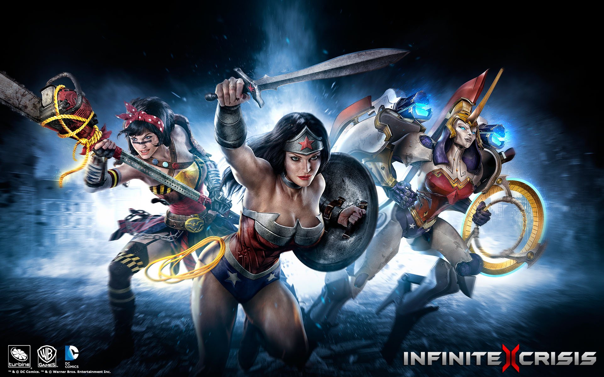 Download Wonder Woman Video Game Infinite Crisis HD Wallpaper