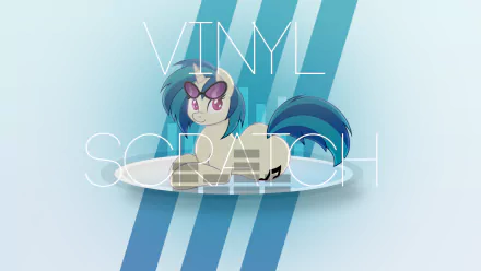 My Little Pony Vinyl Scratch vector DJ Pon-3 TV Show My Little Pony: Friendship Is Magic HD Desktop Wallpaper | Background Image