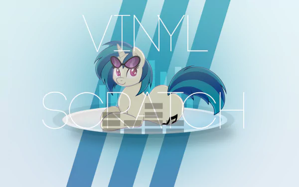 My Little Pony Vinyl Scratch vector DJ Pon-3 TV Show My Little Pony: Friendship Is Magic HD Desktop Wallpaper | Background Image