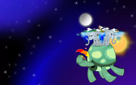 Tank (My Little Pony) discworld turtle elephant TV Show My Little Pony: Friendship Is Magic HD Desktop Wallpaper | Background Image