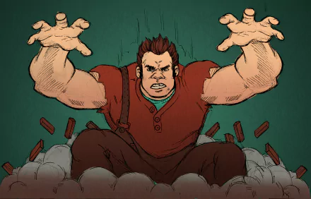 Ralph (Wreck-It Ralph) movie Wreck-It Ralph HD Desktop Wallpaper | Background Image