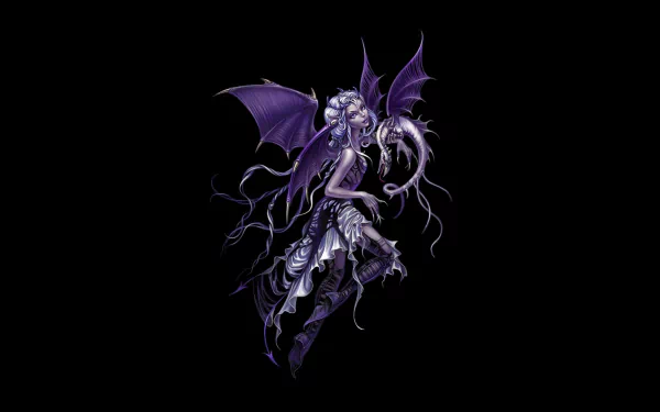 dark succubus HD Desktop Wallpaper | Background Image